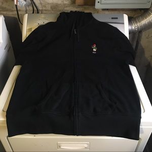 Polo Ralph Lauren Polo Bear Black Full-Zip Hoodie